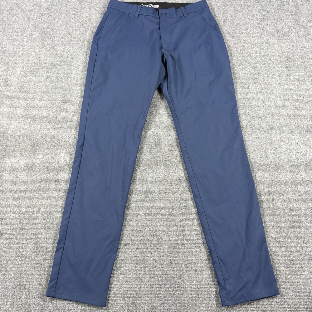 Good Good Golf Pants Mens 30x32 Blue Performance Preppy Chino
